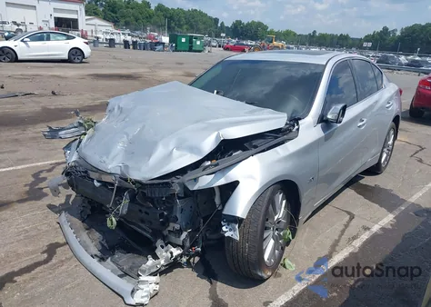 2019 Infiniti Q50 3.0T Luxe z USA, uszkodzony, nr VIN JN1EV7AR1KM558029
